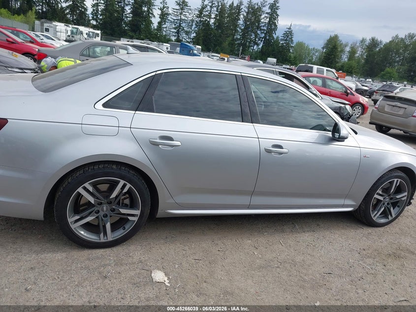 2018 Audi A4 2.0T Premium/2.0T Tech Premium VIN: WAUENAF48JN006993 Lot: 45266039