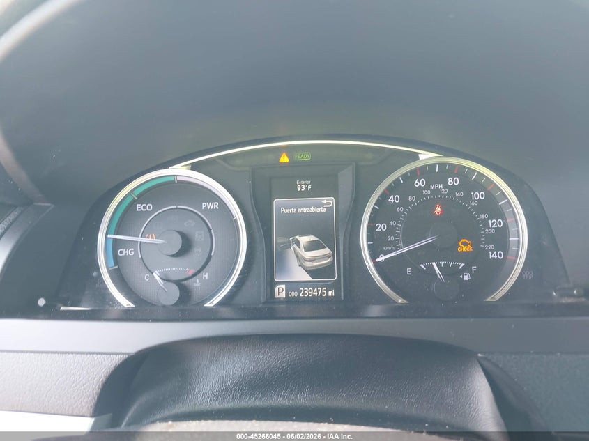 2015 TOYOTA CAMRY HYBRID auction photo 7