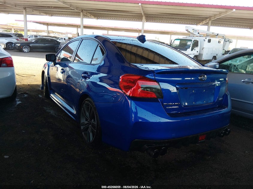Vin: jf1va1e62h8820055, lot: 45763879, subaru wrx premium 20173