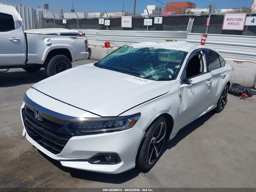 2021 HONDA ACCORD auction photo 2