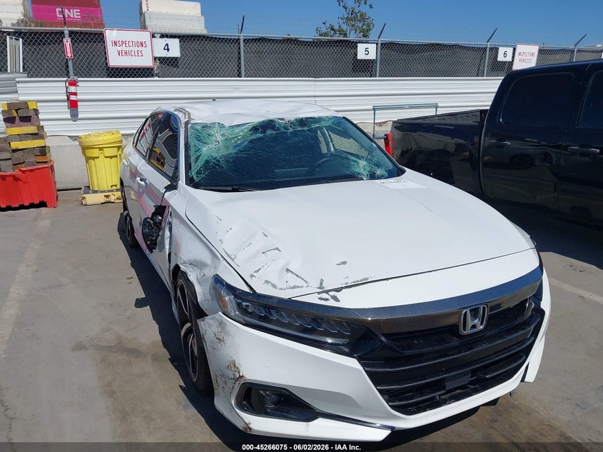 2021 HONDA ACCORD auction photo 6