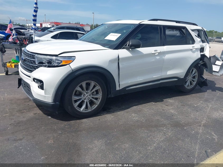 Vin: 1fmsk7dh8rga21237, lot: 45763911, ford explorer xlt 20242