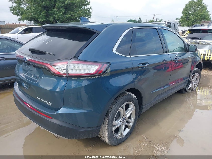 Vin: 2fmpk4k84gbc35024, lot: 45763930, ford edge titanium 20164