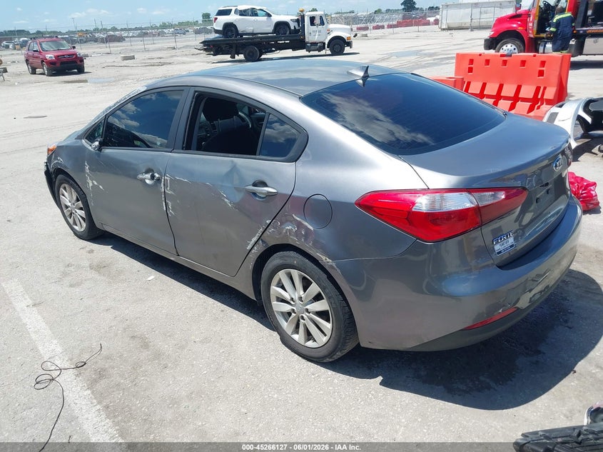 Vin: knafx4a60g5567545, lot: 45763947, kia forte lx 20163