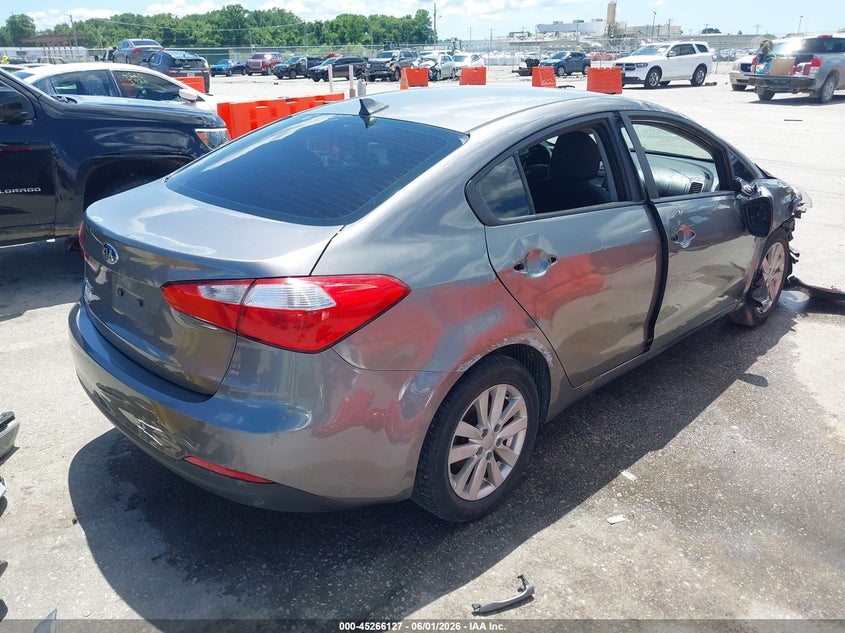 Vin: knafx4a60g5567545, lot: 45763947, kia forte lx 20164