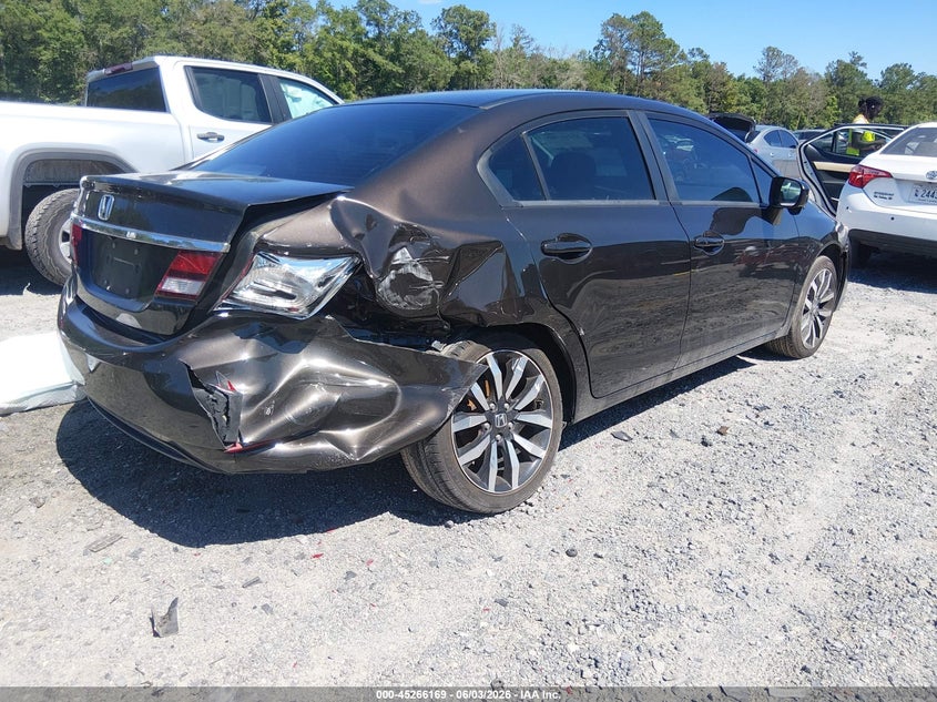 Vin: 2hgfb2f97eh501753, lot: 45763989, honda civic ex-l 20144