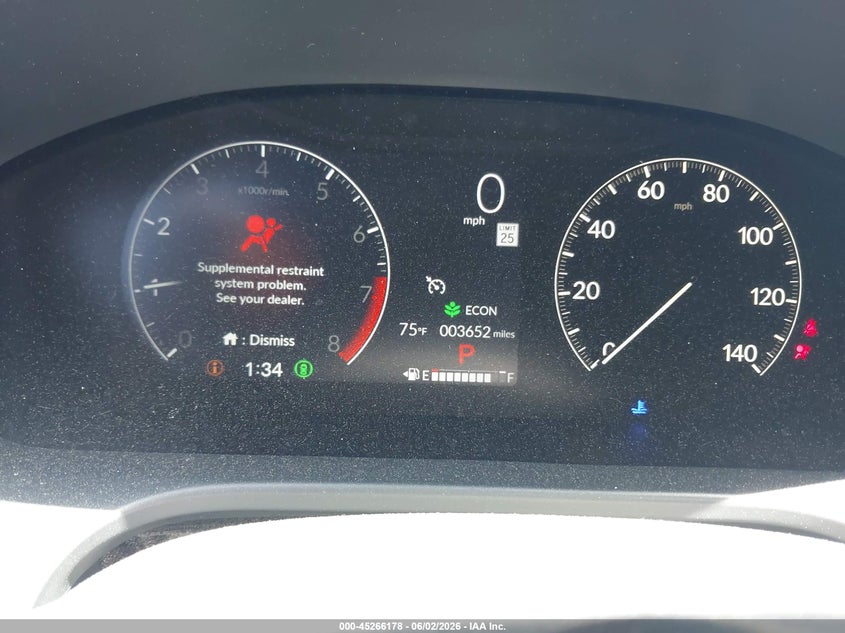 2026 Honda Hr-V Awd Sport VIN: 3CZRZ2H58TM739962 Lot: 45266178