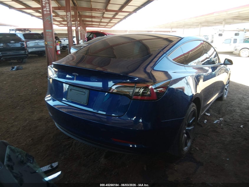Vin: 5yj3e1ea8pf448990, lot: 45764004, tesla model 3 rear-wheel drive 20234