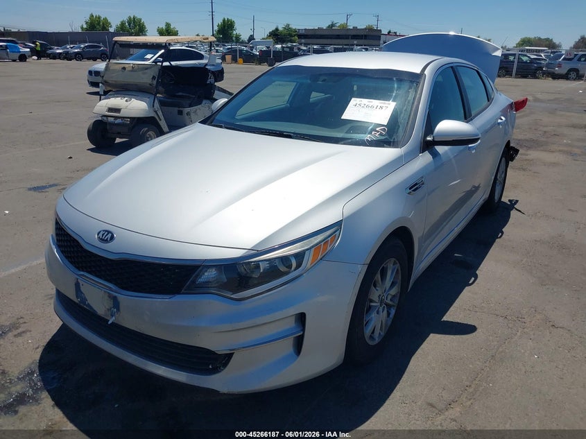 Vin: knagt4l38h5133071, lot: 45764007, kia optima lx 20172