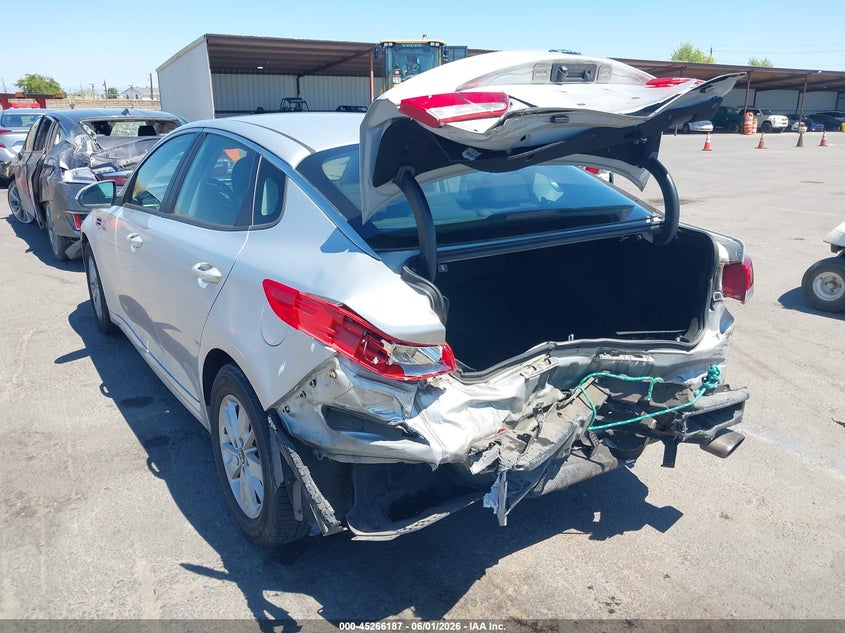 Vin: knagt4l38h5133071, lot: 45764007, kia optima lx 20173