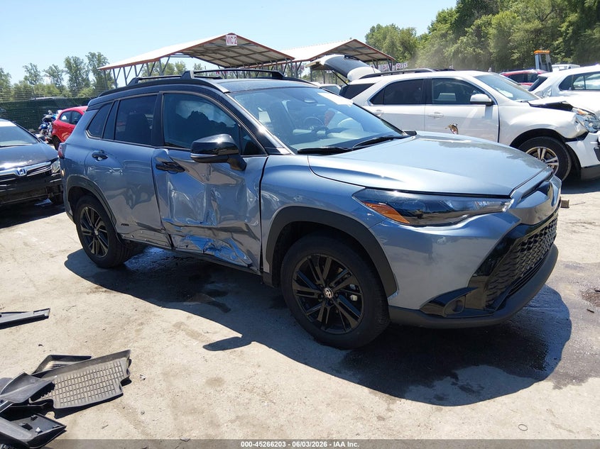 Vin: 7mufbabg6rv056352, lot: 45764023, toyota corolla cross hybrid nightshade edition 2024 img_1