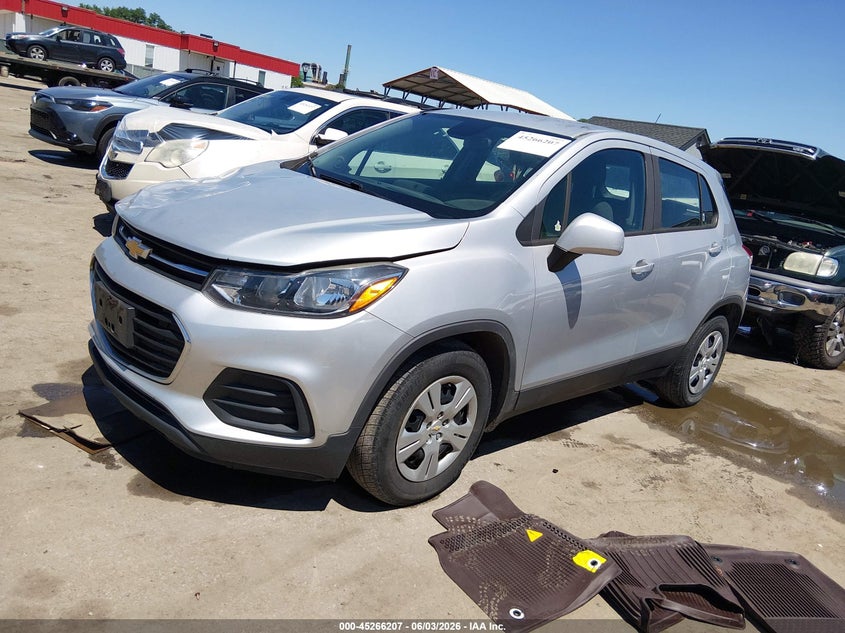 Vin: 3gncjksb3hl253534, lot: 45764027, chevrolet trax ls 20172