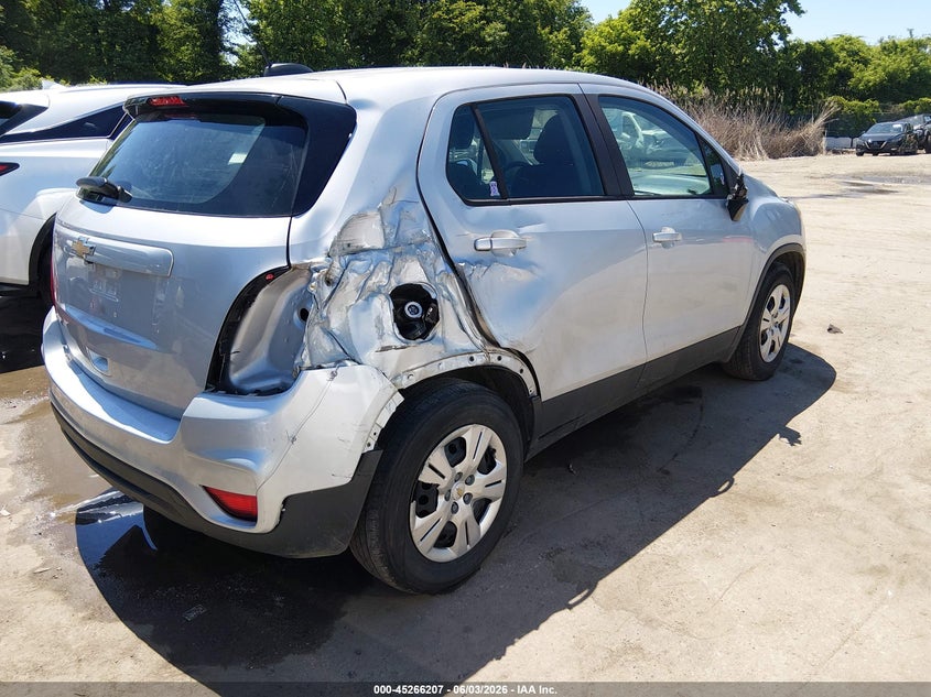 Vin: 3gncjksb3hl253534, lot: 45764027, chevrolet trax ls 20174