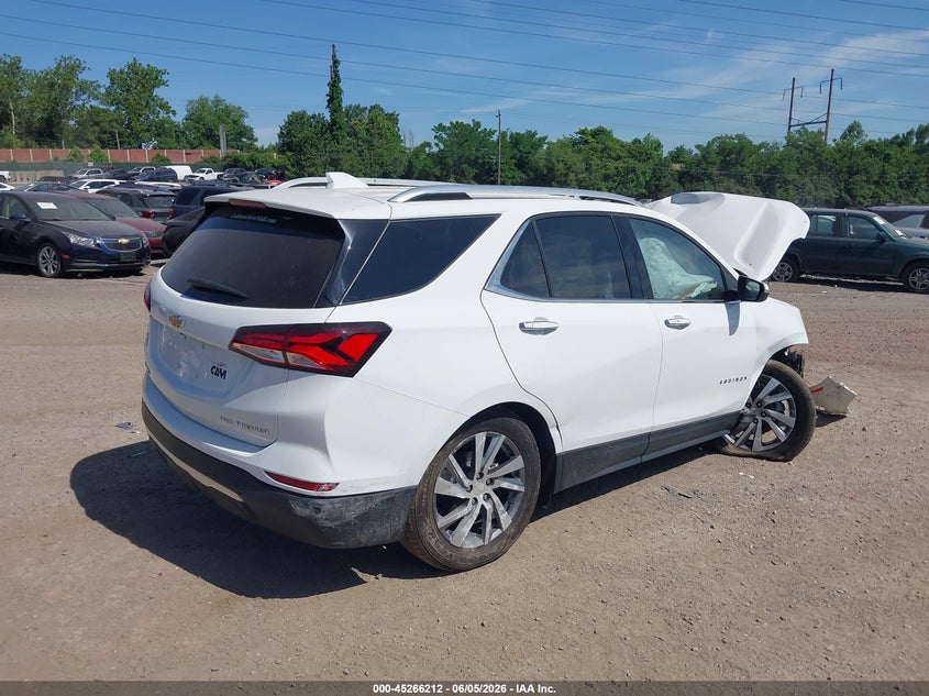 Vin: 2gnaxxev3n6139512, lot: 45764032, chevrolet equinox awd premier 20224