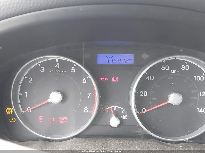 2011 Hyundai Accent Gs VIN: KMHCM3AC7BU187272 Lot: 45266218