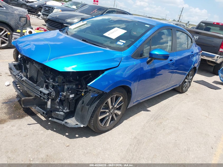 Vin: 3n1cn8ev6ml891330, lot: 45764045, nissan versa sv xtronic cvt 20212