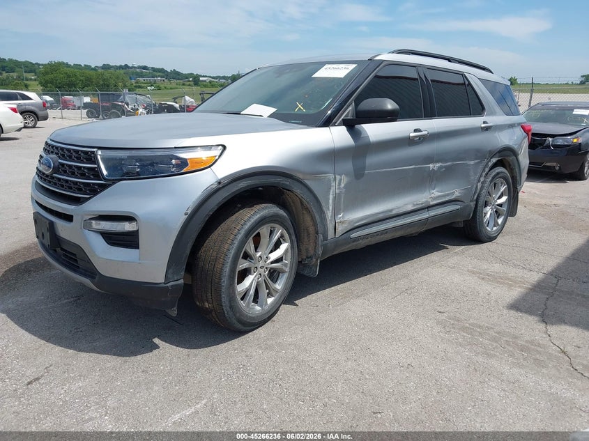 Vin: 1fmsk8dh2lgb52824, lot: 45764056, ford explorer xlt 20202
