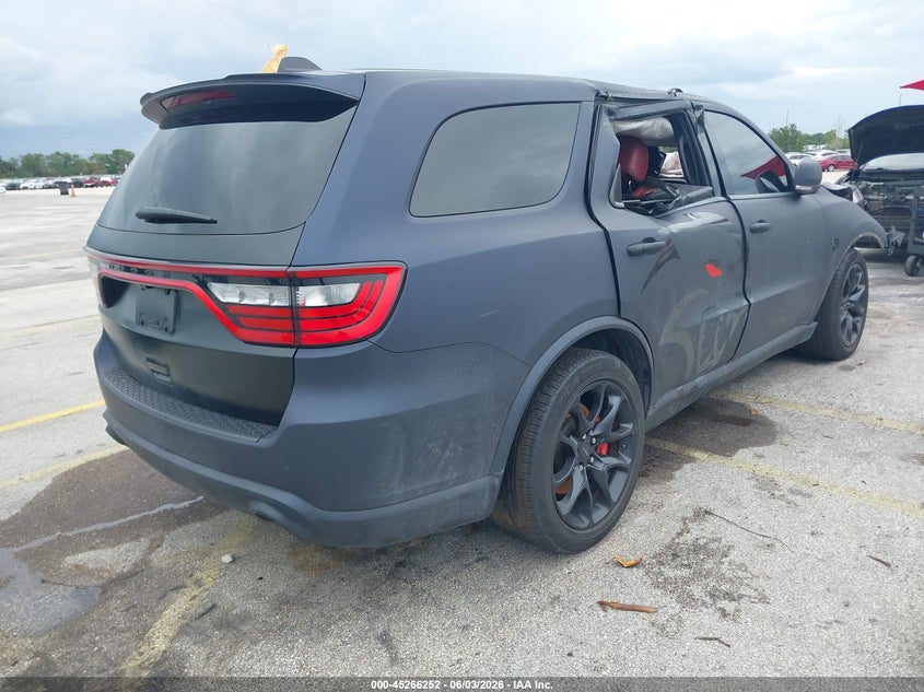 Vin: 1c4sdjh96mc757088, lot: 45764072, dodge durango srt hellcat awd 20214