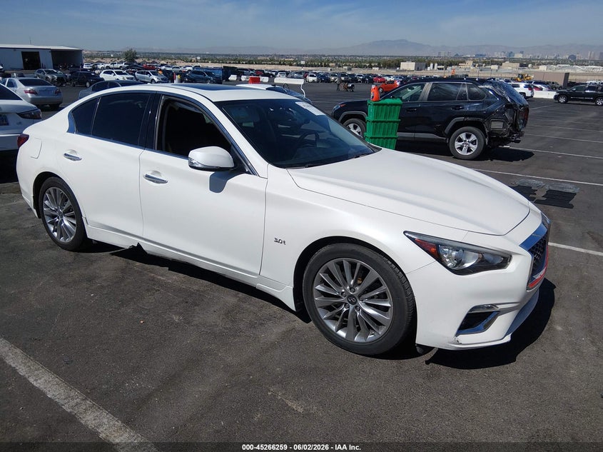 Vin: jn1ev7ap9km513080, lot: 45764079, infiniti q50 3.0t luxe 2019 img_1