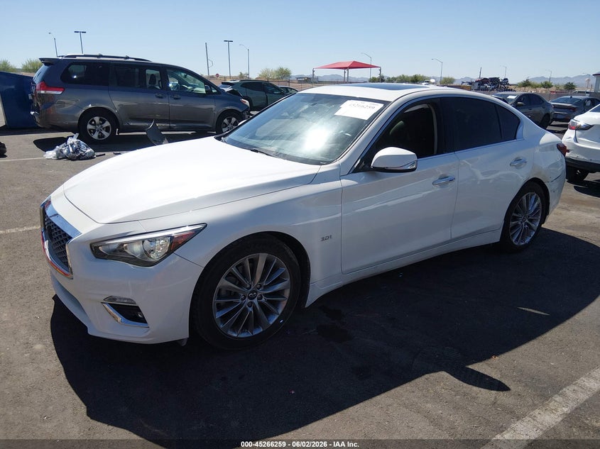 Vin: jn1ev7ap9km513080, lot: 45764079, infiniti q50 3.0t luxe 20192