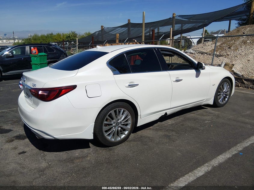 Vin: jn1ev7ap9km513080, lot: 45764079, infiniti q50 3.0t luxe 20194