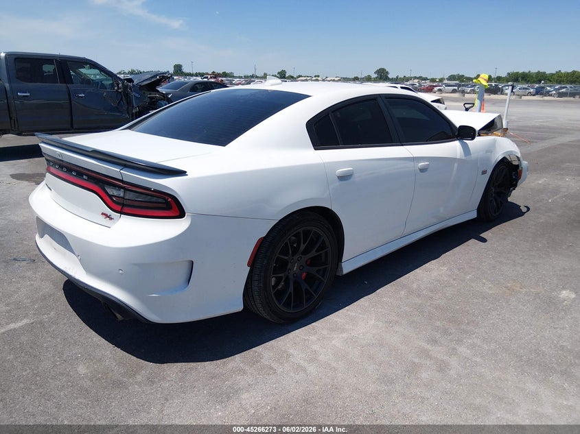 Vin: 2c3cdxgj3gh132902, lot: 45764093, dodge charger r/t scat pack 20164