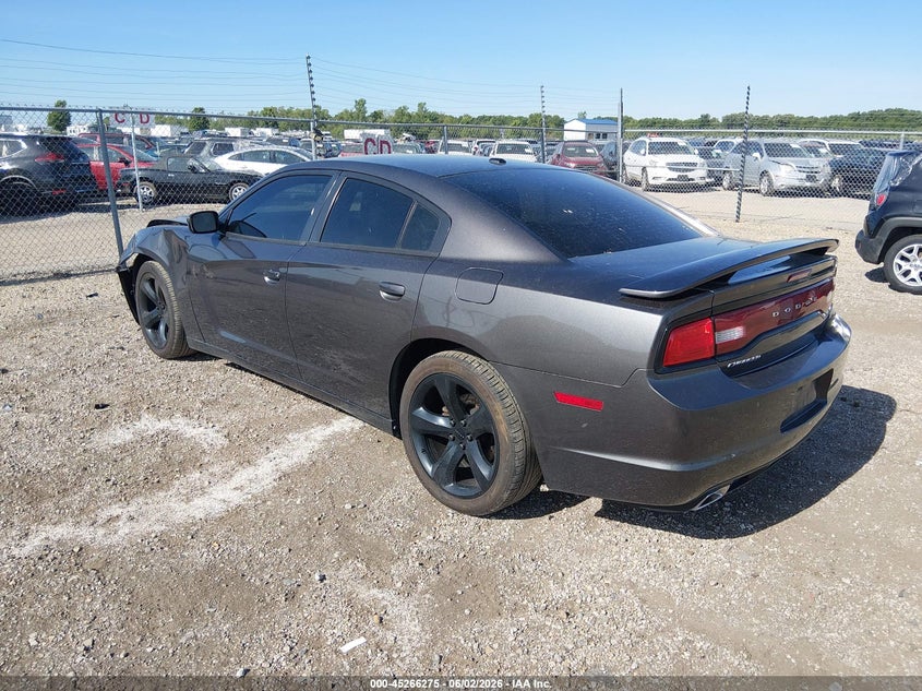 Vin: 2c3cdxhg4eh257780, lot: 45764095, dodge charger sxt 20143