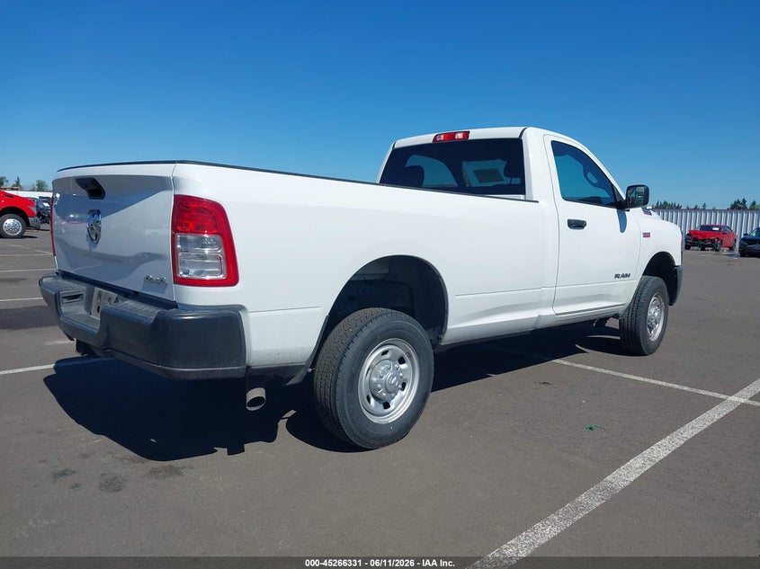 Vin: 3c6mr5aj5lg104583, lot: 45764151, ram 2500 tradesman  4x4 8' box 20204