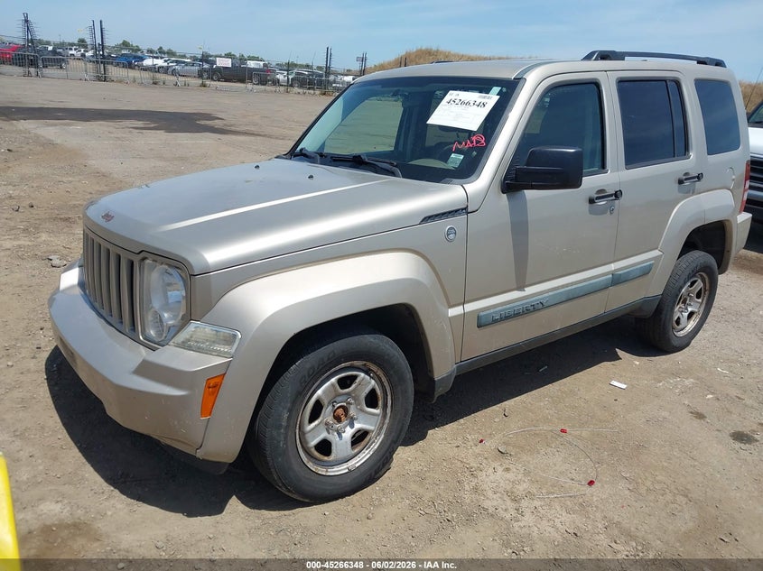 Vin: 1j4pn2gk9aw110251, lot: 45764168, jeep liberty sport 20102