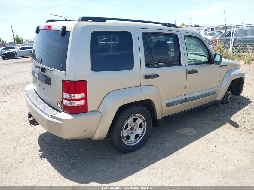 Vin: 1j4pn2gk9aw110251, lot: 45764168, jeep liberty sport 20104