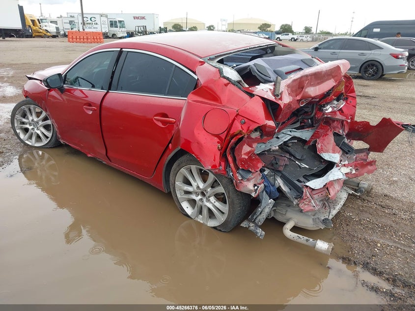 Vin: jm1gj1v51g1464442, lot: 45764195, mazda mazda6 i touring 20163