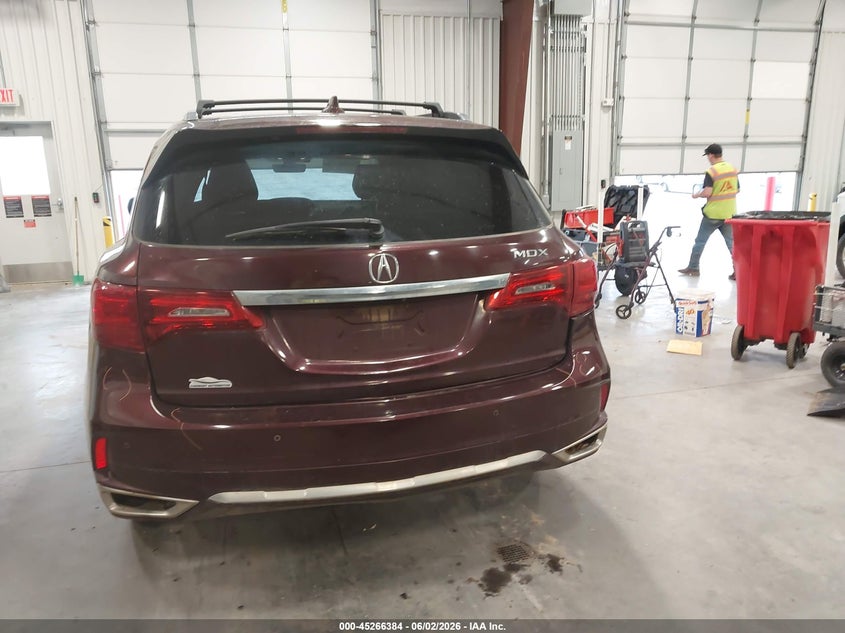 2017 Acura Mdx Advance Package VIN: 5FRYD4H81HB039832 Lot: 45266384