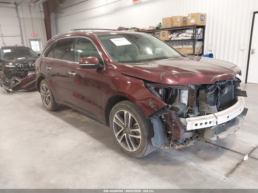 Vin: 5fryd4h81hb039832, lot: 45764204, acura mdx advance package 2017 img_1