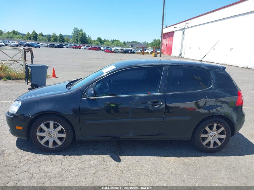 2009 Volkswagen Rabbit S VIN: WVWBB71K99W136486 Lot: 45266391