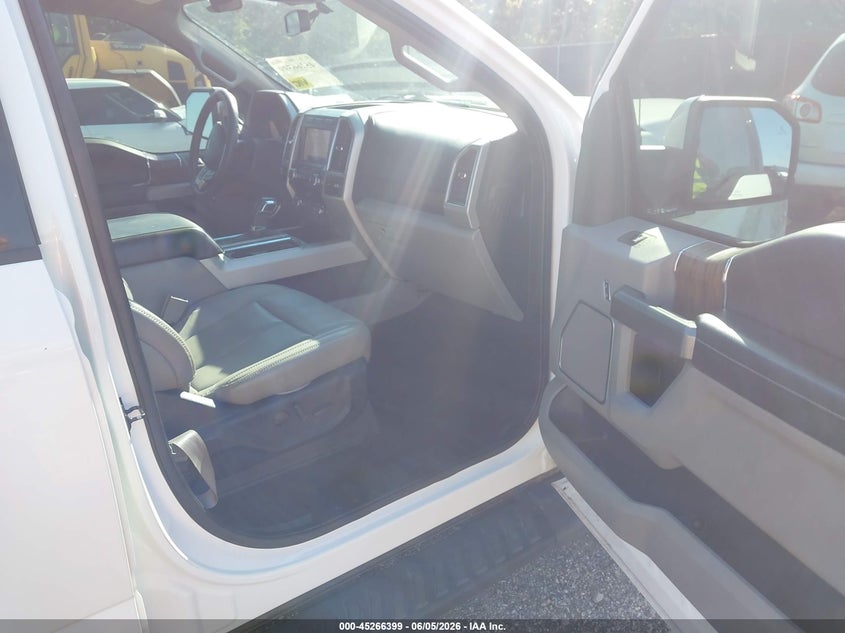 2020 Ford F-150 5.0 Lariat white Lot 111045266399 Vin 1FTEW1E55LFA96708