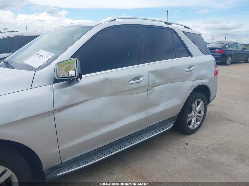 2012 Mercedes-Benz Ml 350 Bluetec 4Matic VIN: 4JGDA2EB2CA025237 Lot: 45266413