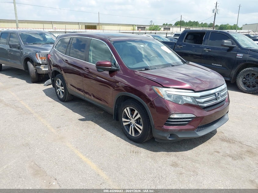 Vin: 5fnyf5h53gb03384 , lot: 45764263, honda pilot ex-l 2016 img_1