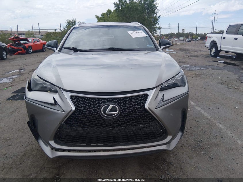2016 Lexus Nx 200T F Sport VIN: JTJBARBZ0G2051385 Lot: 45266456