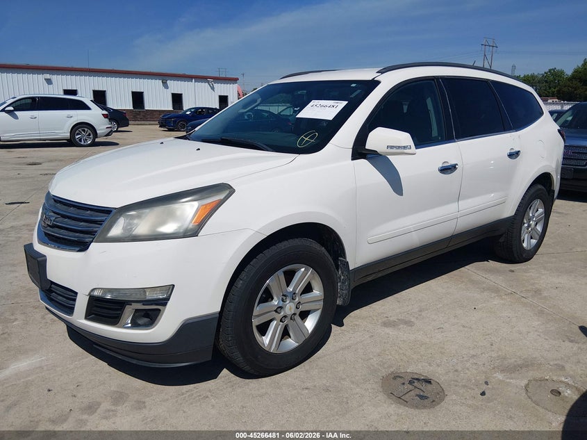 Vin: 1gnkrgkd9dj170646, lot: 45764301, chevrolet traverse 1lt 20132