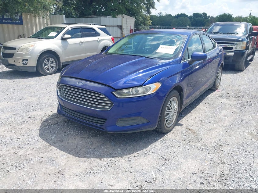 2013 Ford Fusion S 3FA6P0G76DR317446 photo 1