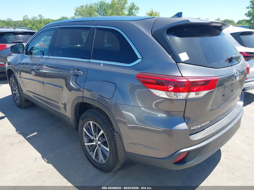 Vin: 5tdjzrfh3hs391942, lot: 45764346, toyota highlander xle 20173