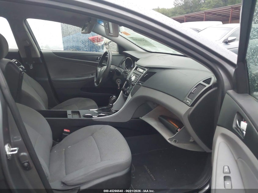 2012 Hyundai Sonata 2.4 Gls grey Lot 111045266540 Vin 5NPEB4AC0CH394896