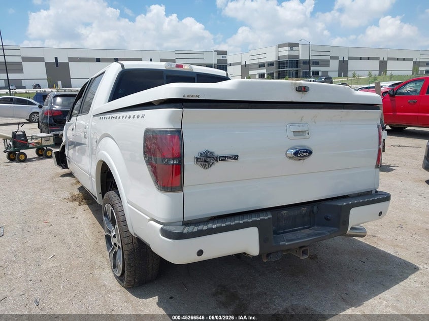 Vin: 1ftfw1e67cfc89536, lot: 45764366, ford f-150 harley-davidson 20123