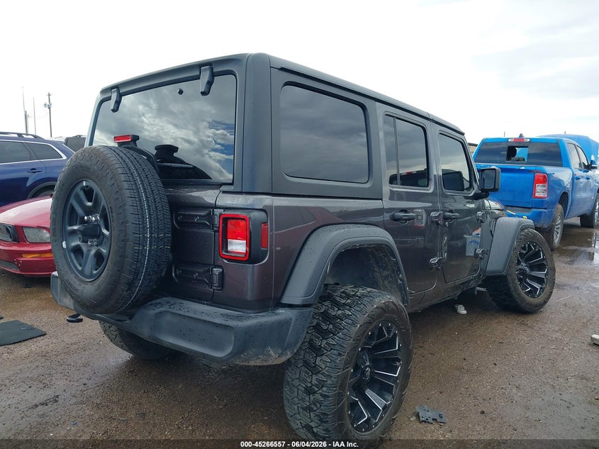Vin: 1c4pjxdgxsw545411, lot: 45764377, jeep wrangler 4-door sport 4x4 20254