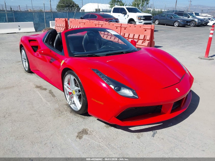 2018 FERRARI 488 SPIDER auction photo 1