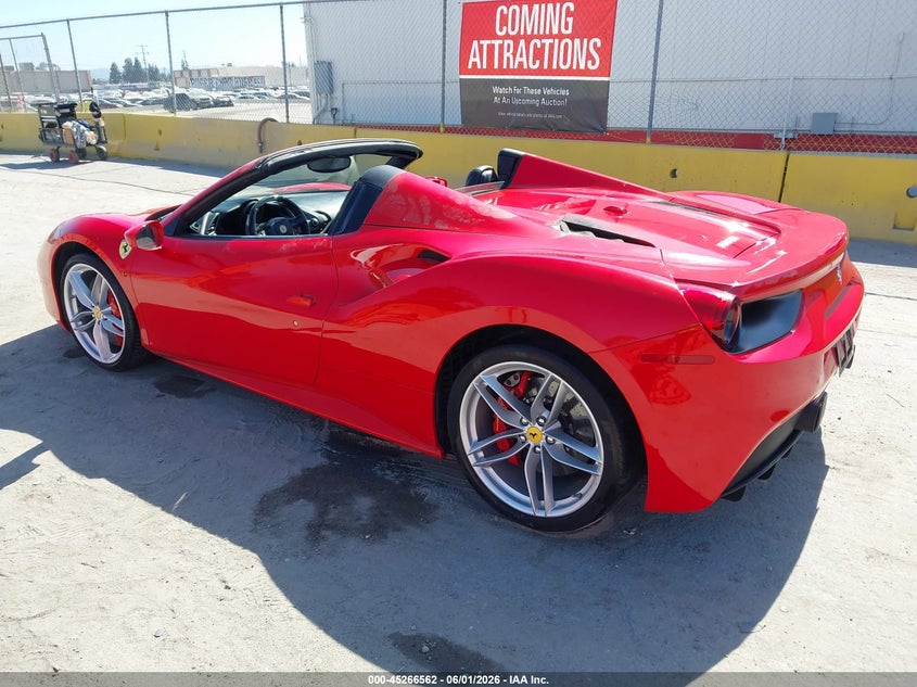 2018 FERRARI 488 SPIDER auction photo 3