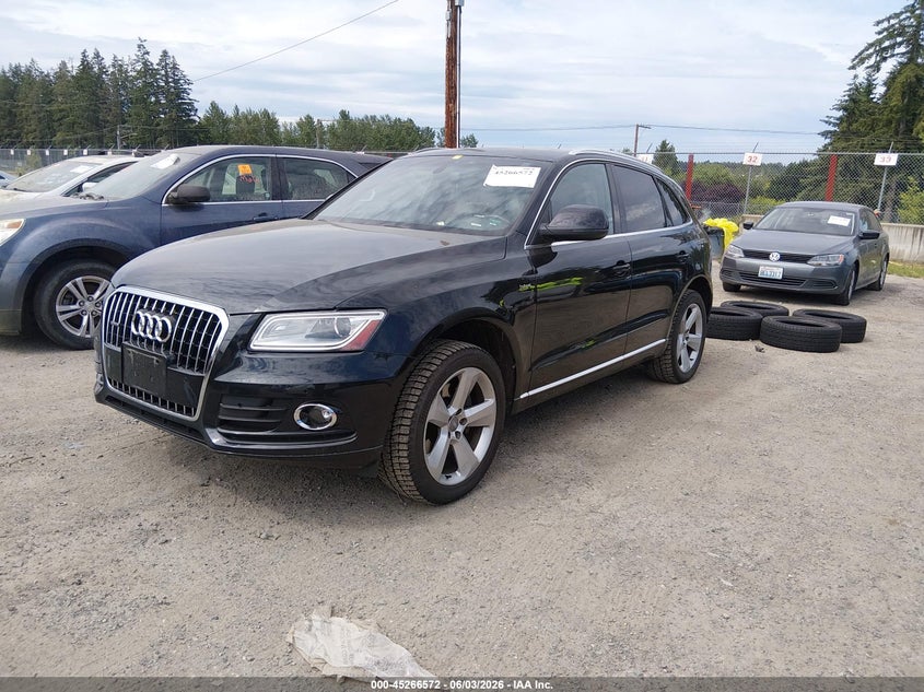 Vin: wa1c8afp9da063611, lot: 45764392, audi q5 hybrid 2.0t prestige 20132