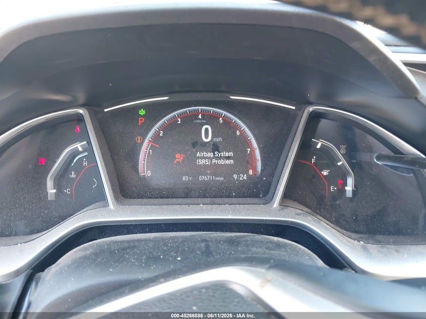 VIN 19XFC2F81KE020486 2019 HONDA CIVIC SPORT