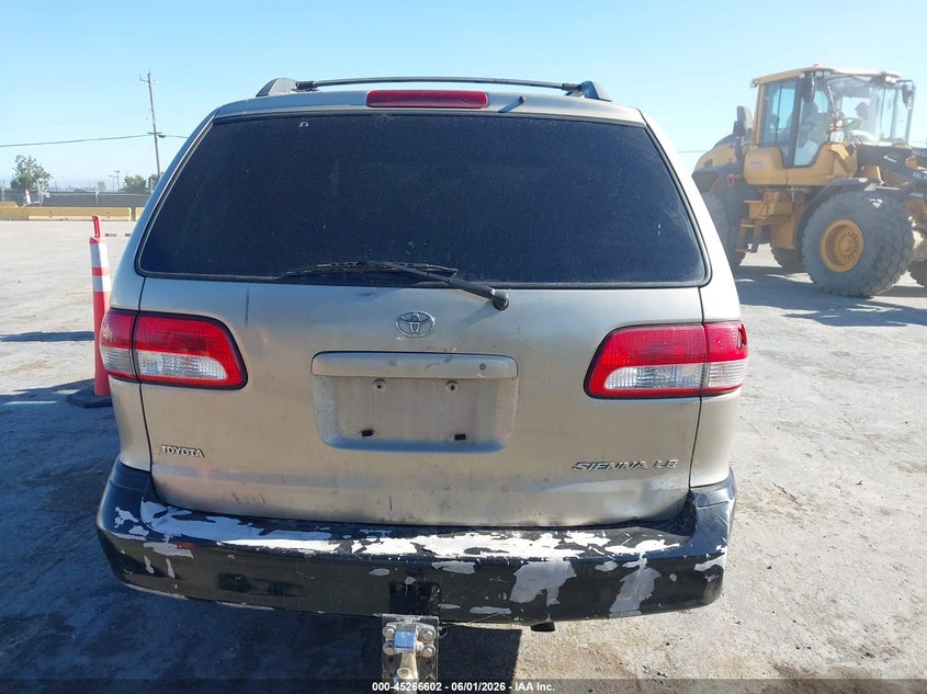 2001 Toyota Sienna Le VIN: 4T3ZF13C31U331363 Lot: 45266602