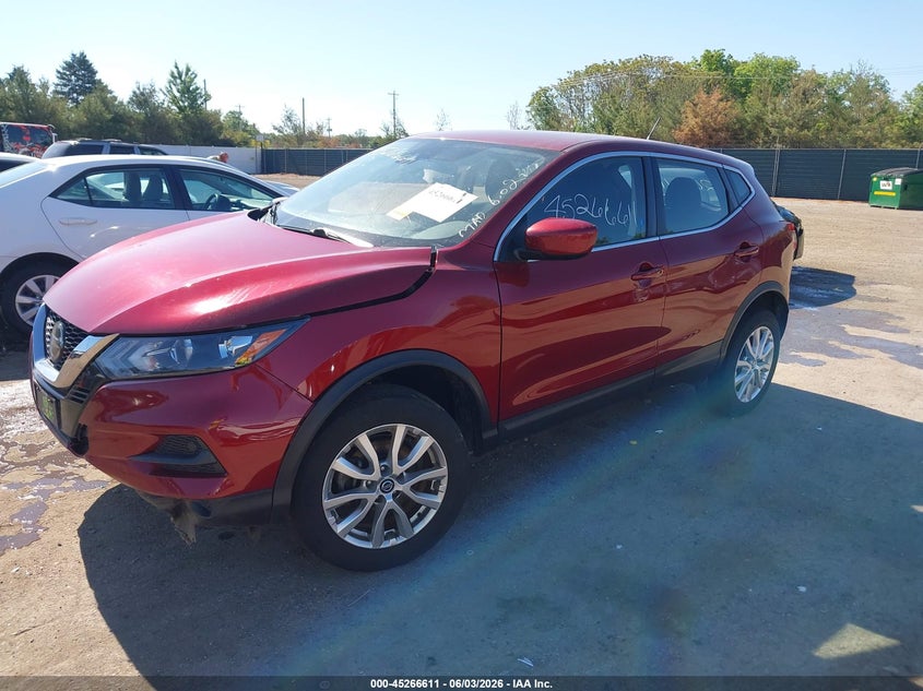 Vin: jn1bj1aw6mw434539, lot: 45764431, nissan rogue sport s awd xtronic cvt 20212